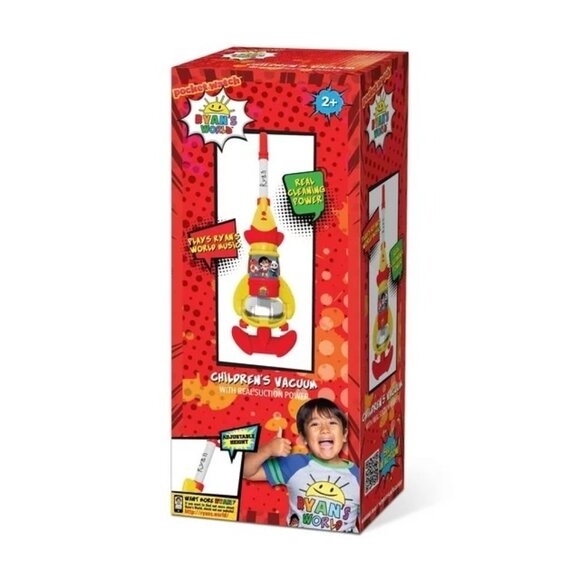 Ryan's World Cordless Stick Vacuum Cleaner Real Suction Power Lights and Music - Picture 2 of 5